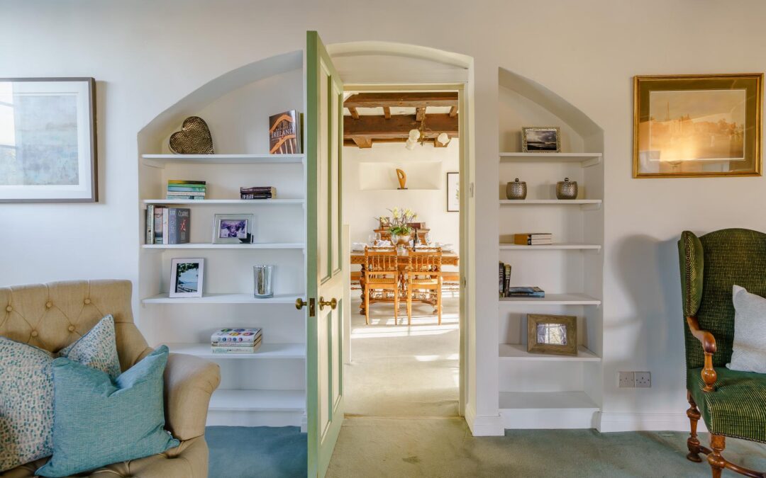 How can home staging help create functionality of rooms before a sale?